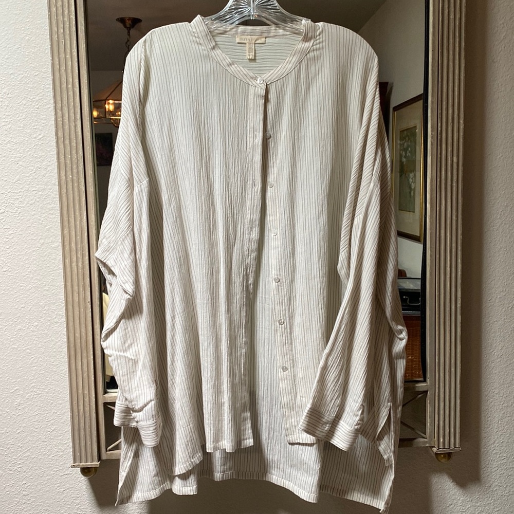 Eileen Fisher organic cotton blouse